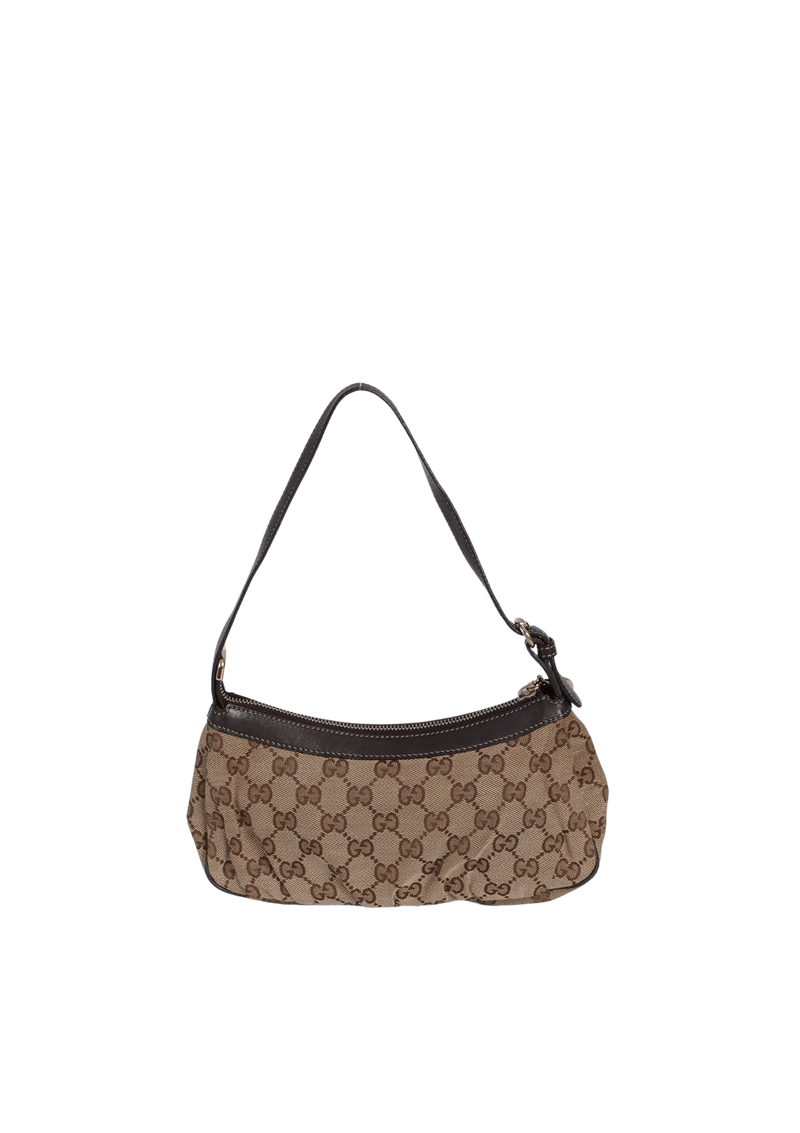 GG CANVAS INTERLOCKING G HEART BOAT POCHETTE