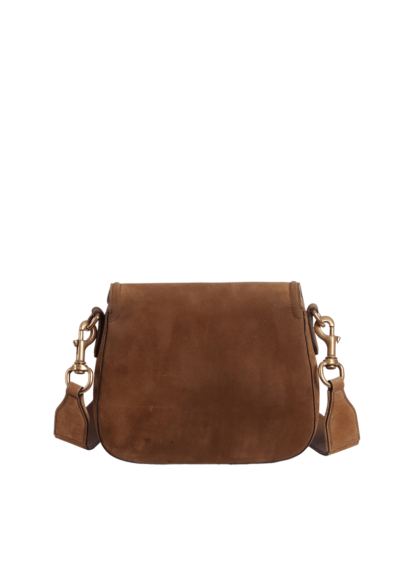 SMALL SUEDE LADY WEB BAG