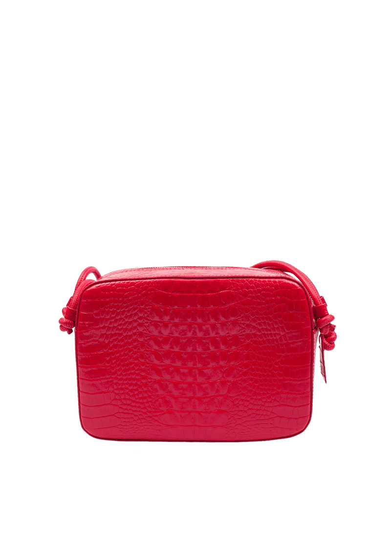 BOLSA ESSENTIALS EM COURO TRANSVERSAL