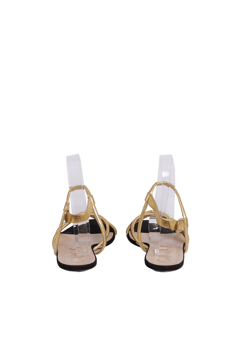 SYLVIE WEB FLAT SANDALS 39.5