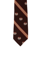 VINTAGE PRINTED SILK TIE