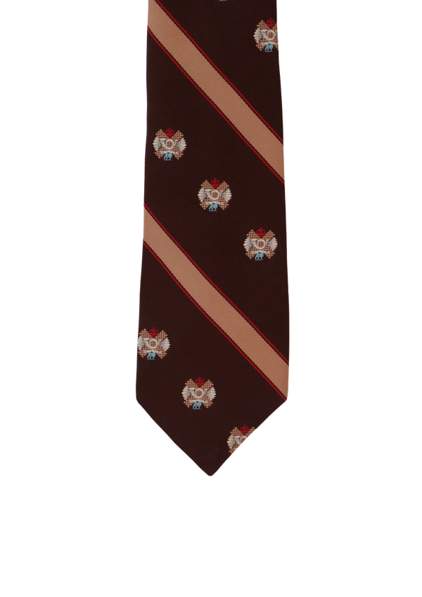 VINTAGE PRINTED SILK TIE