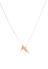 LOVE BIRDS 18K NECKLACE