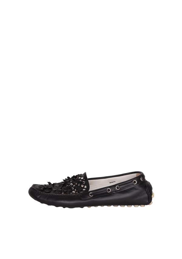 CANNAGE PATTERN MOCCASINS 36