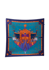 VUE DU CARROSSE DE LA GALÈRE SILK SCARF
