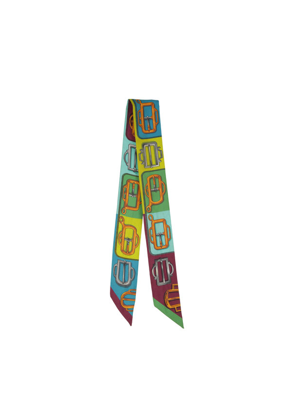 PRINTED SILK BANDEAU