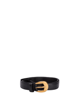 LEATHER LOGO BELT