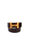 CROCODILE REVERSIBLE H BUCKLE BELT