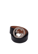 INTERLOCKING G LOGO BELT 85