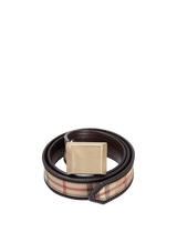 HAYMARKET CHECK BELT 70