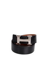 REVERSIBLE H BUCKLE BELT