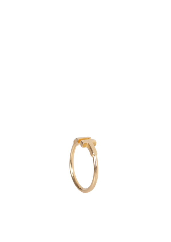 T SQUARE 18K RING