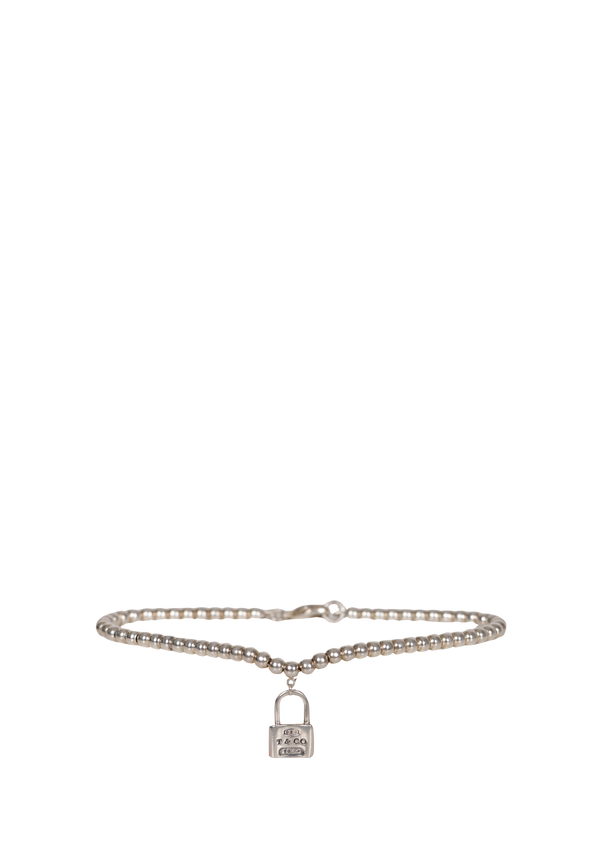 1837 LOCK CHARM BEAD BRACELET L