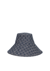 DENIM GG CANVAS BUCKET HAT L