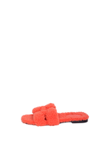 SHEARLING ORAN SLIDES 35.5