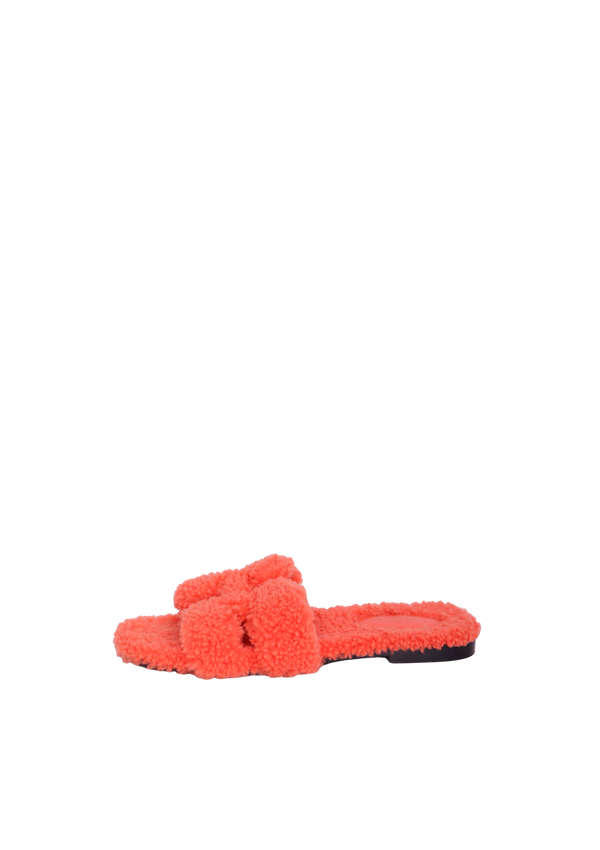 SHEARLING ORAN SLIDES 35.5