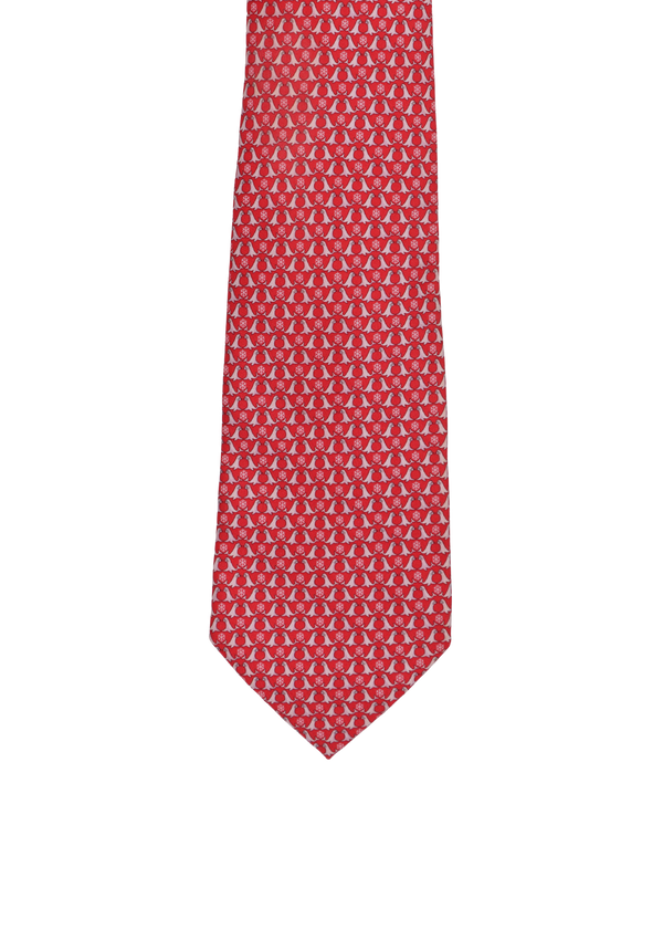 PRINTED SILK TIE