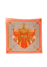 VUE DU CARROSSE DE LA GALÈRE SILK SCARF