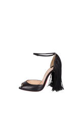LEATHER FRINGE PUMPS