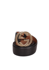 GUCCISSIMA INTERLOCKING G BELT