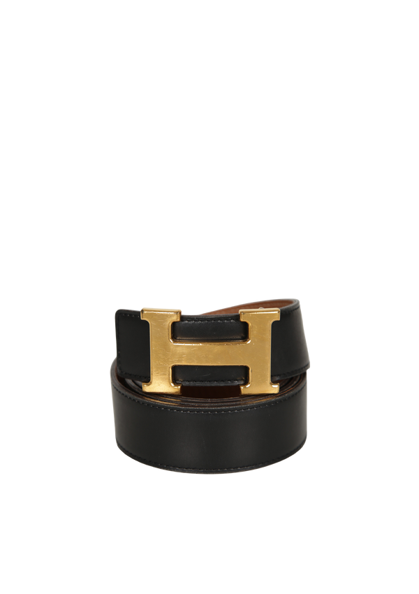 REVERSIBLE H BUCKLE BELT