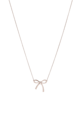 BOW PENDANT NECKLACE