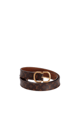 DAMIER ÉBÈNE MINI BELT 80