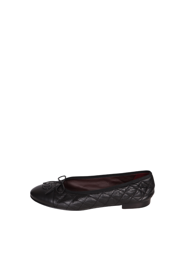 CC CAP TOE BALLET FLATS 35.5