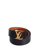 LV INITIALES REVERSIBLE BELT 80