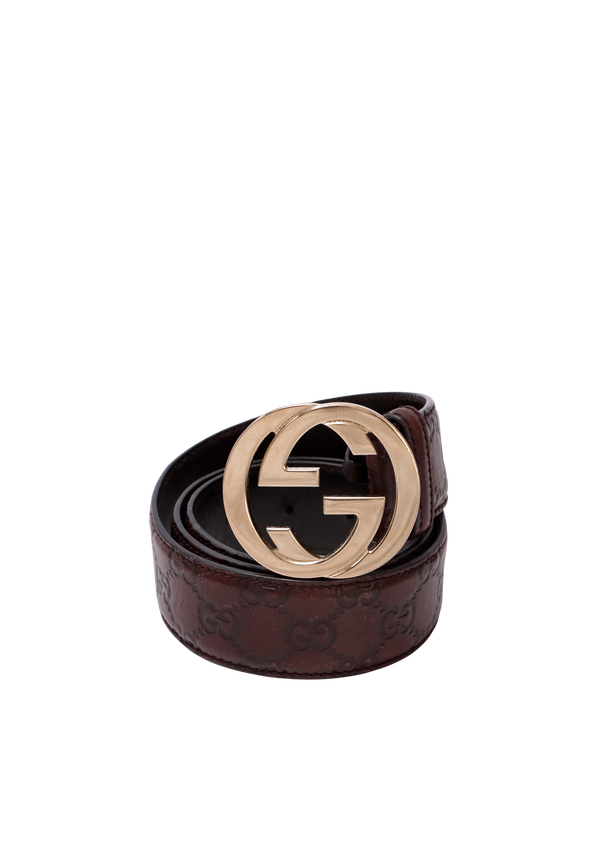 INTERLOCKING G LOGO BELT 80