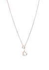 ELSA PERETTI OPEN HEART SILVER NECKLACE