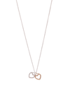 SENTIMENTAL DOUBLE  HEART NECKLACE