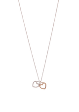 SENTIMENTAL DOUBLE  HEART NECKLACE