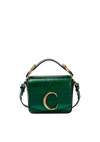 MINI C EMBOSSED CROCODILE