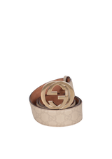 INTERLOCKING G LOGO BELT 85
