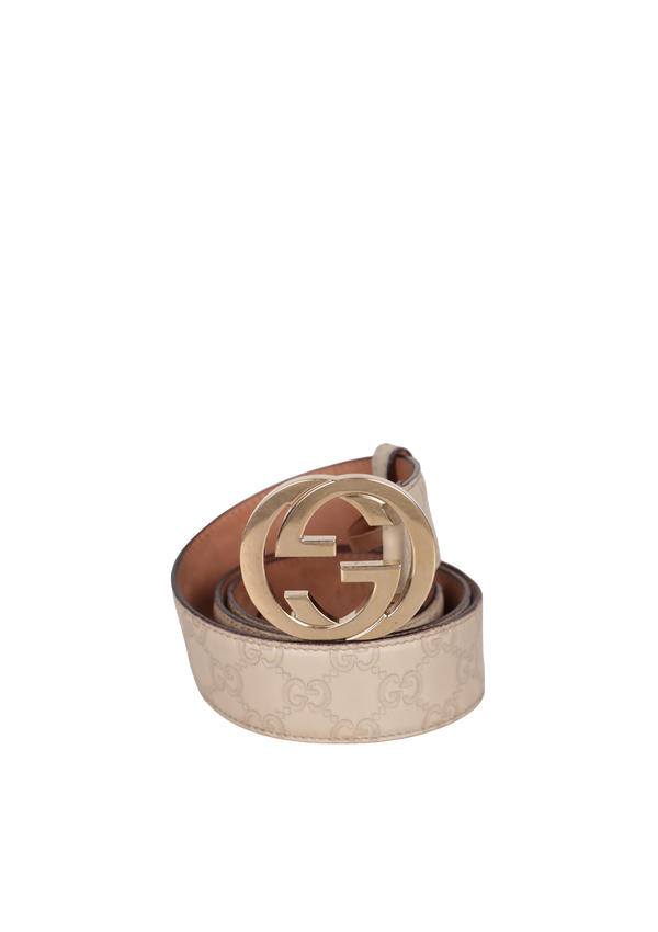 INTERLOCKING G LOGO BELT 85