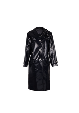 LEATHER TRENCH COAT 38