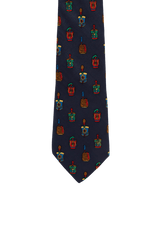 PRINTED SILK TIE