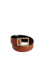 REVERSIBLE LEATHER BELT 85