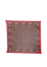 MONOGRAM SILK SCARF