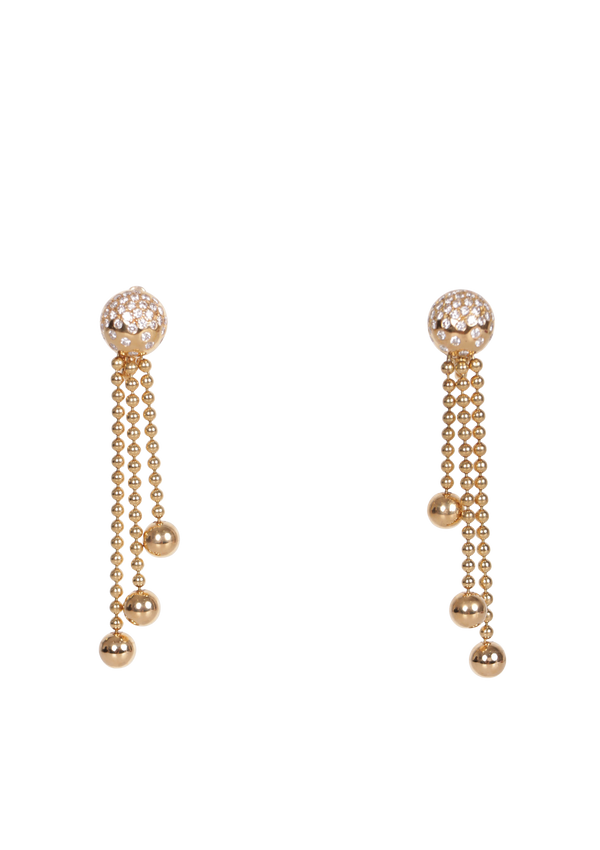 DIAMOND DRAPERIE 18K EARRINGS
