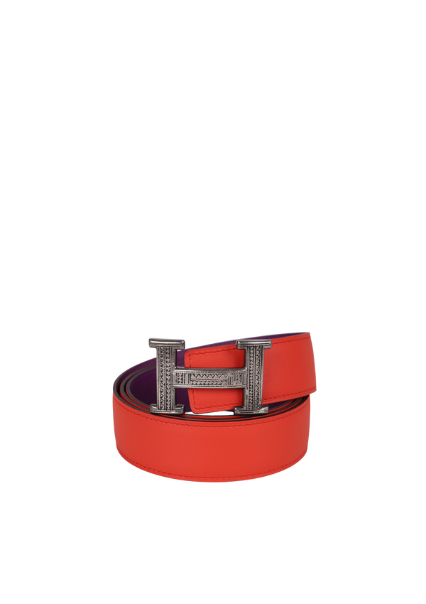 REVERSIBLE H BUCKLE BELT 95