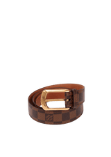 DAMIER ÉBÈNE ELLIPSE BELT