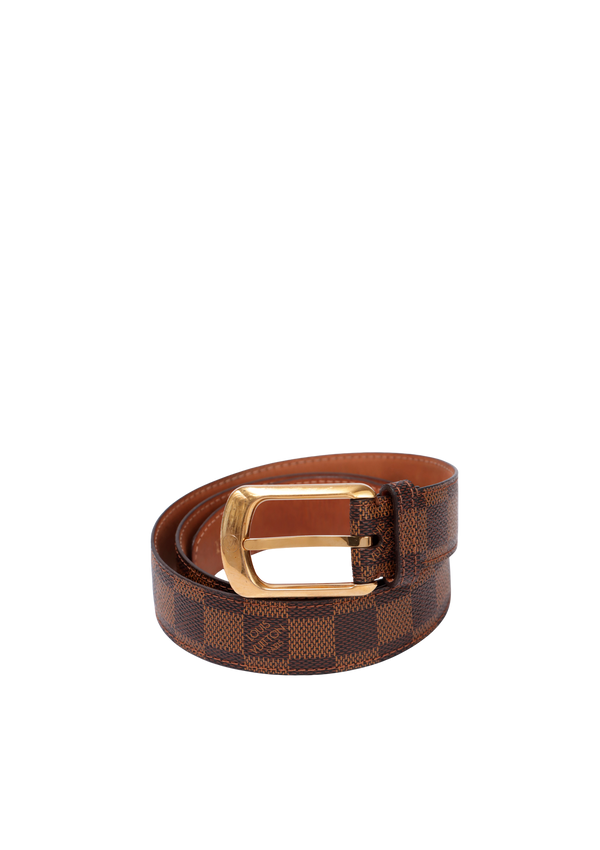 DAMIER ÉBÈNE ELLIPSE BELT