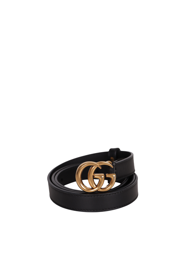DOUBLE G LOGO THIN BELT