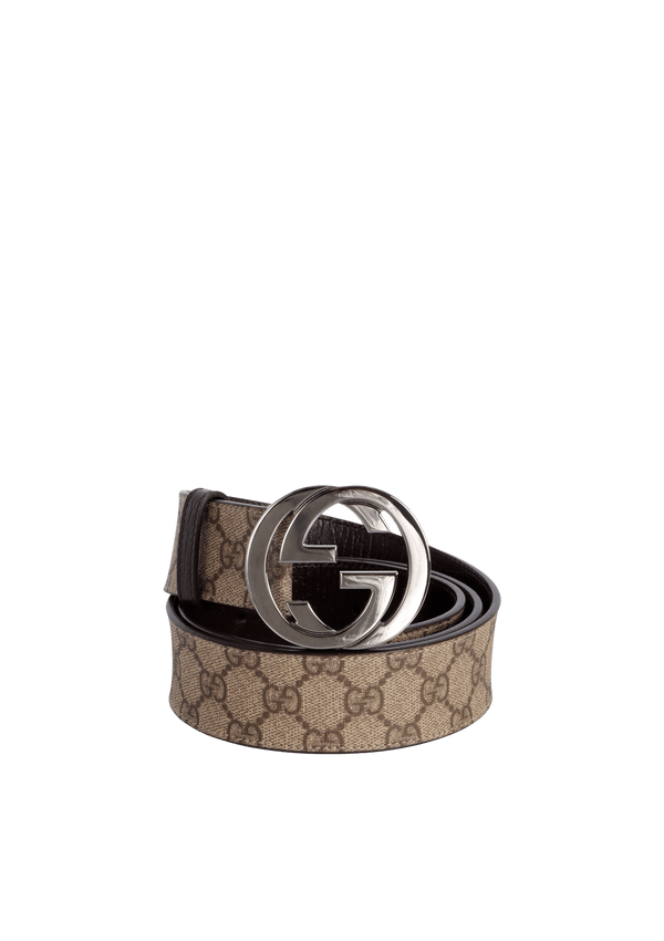 GG SUPREME INTERLOCKING G LOGO BELT 95