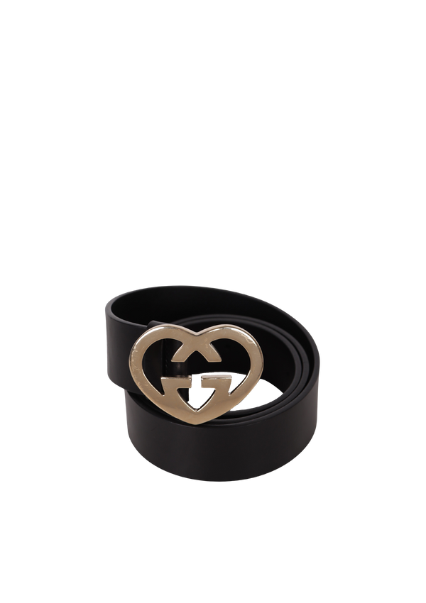 LEATHER HEART BELT