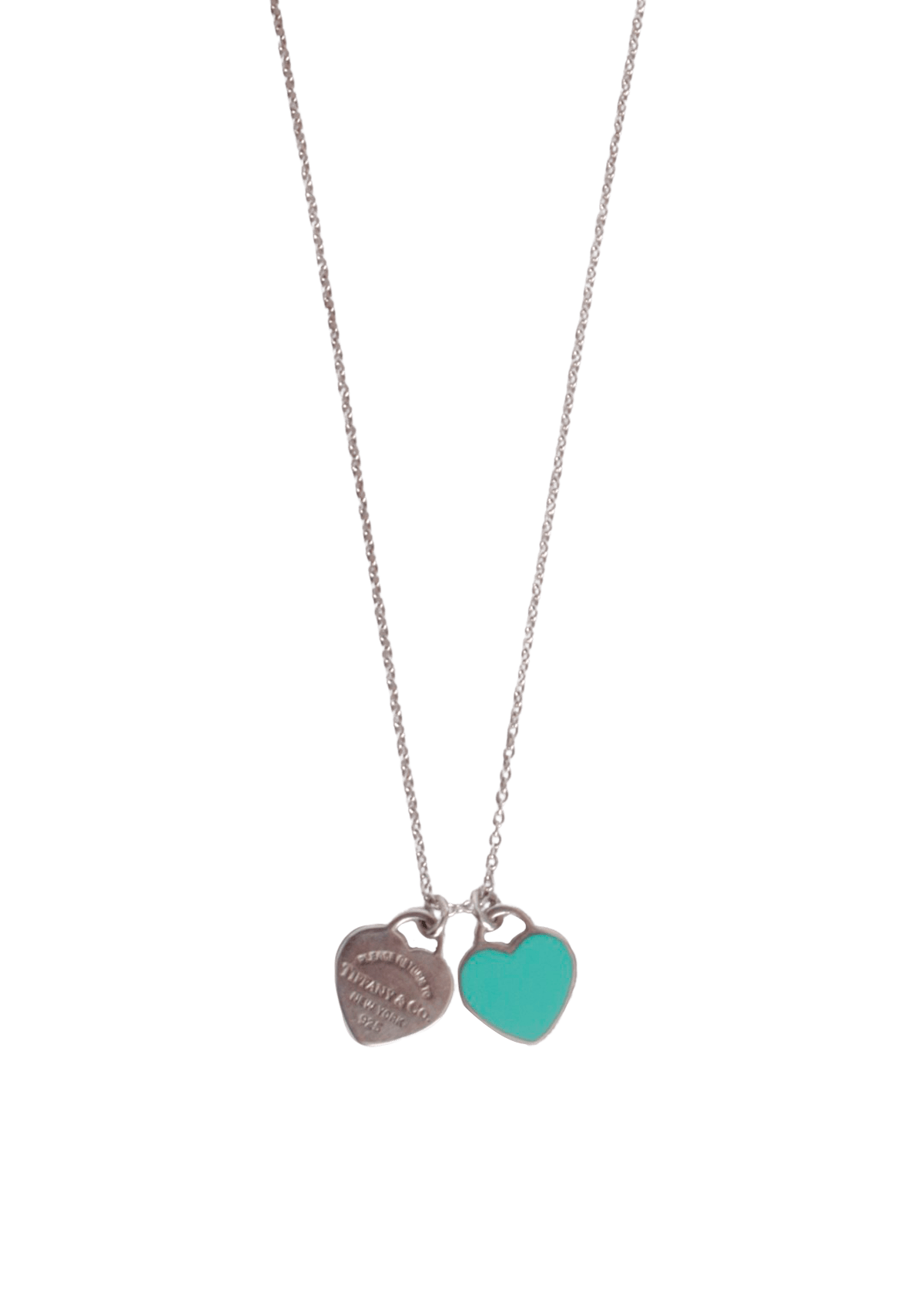 COLAR TIFFANY & CO. ''RETURN TO TIFFANY'' DOUBLE HEART NECKLACE