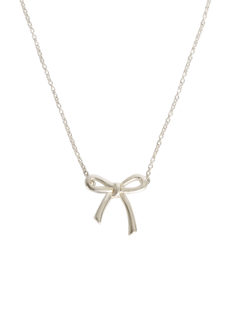 BOW PENDANT NECKLACE