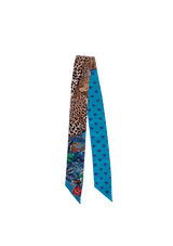 PRINTED SILK BANDEAU